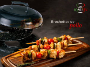 brochettes de pollo